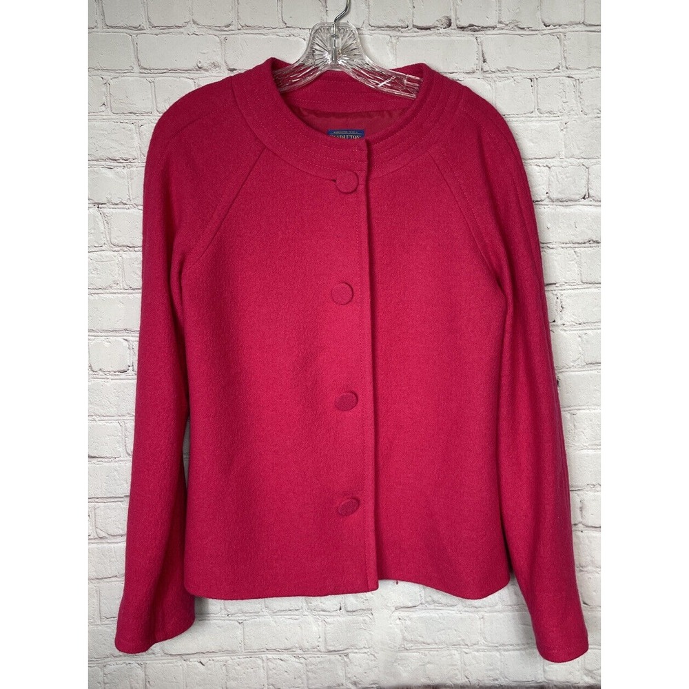 PENDLETON pink jacket Blazer jacket‎ Wool full fr… - image 1